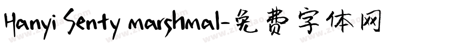 Hanyi Senty marshmal字体转换